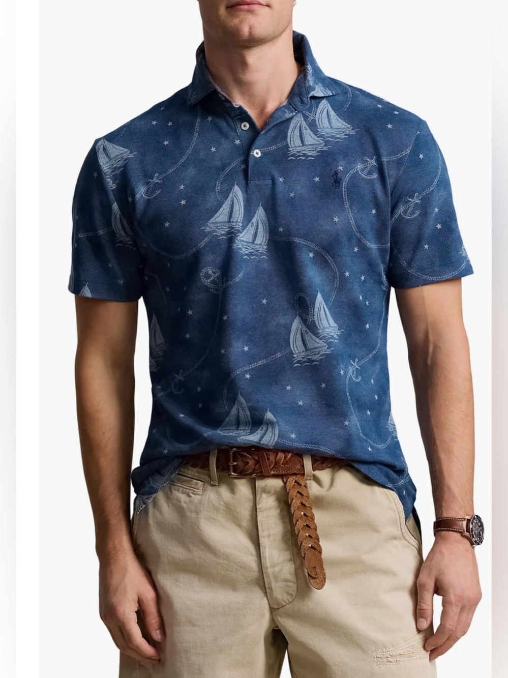 Polo Ralph Lauren Yarn Dyed Mesh Polo